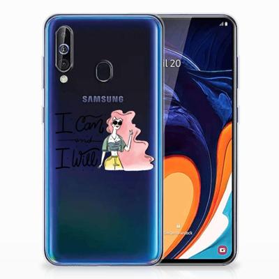Samsung Galaxy A60 Telefoonhoesje met Naam i Can Samsung Galaxy A60 Telefoonhoesje met Naam i Can