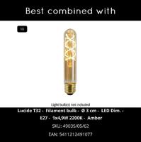 Lucide MONSARAZ - Tafellamp - Ø 25 cm - 1xE27 - Groen - thumbnail