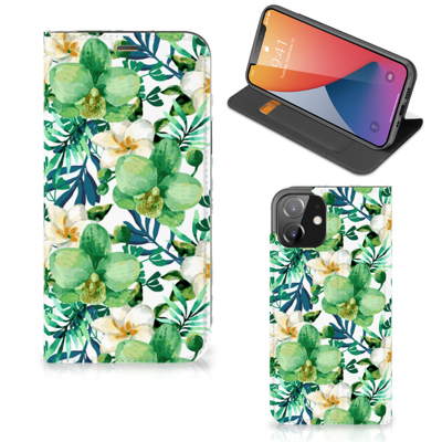 iPhone 12 | iPhone 12 Pro Smart Cover Orchidee Groen iPhone 12 | iPhone 12 Pro Smart Cover Orchidee Groen