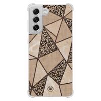 Samsung Galaxy S21 FE shockproof hoesje - Leopard abstract - thumbnail