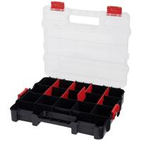 Alutec 56070 Assortimentskoffer Werkplaats (b x h x d) 330 x 60 x 270 mm Aantal vakken: 17 Variabele onderverdeling Inhoud 1 stuk(s) - thumbnail