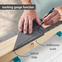 Wolfcraft Meet- en markeerhoek | VARIO 3D PRO | 1 stuk - 5219000 - thumbnail