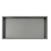 Inbouwnis Sanilux Napo Wand 30x60x7 cm Gunmetal Sanilux - thumbnail