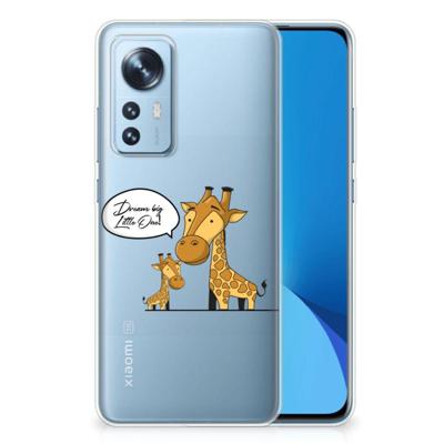 Xiaomi 12 | 12X Telefoonhoesje met Naam Giraffe Xiaomi 12 | 12X Telefoonhoesje met Naam Giraffe