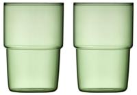 Lyngby - Torino - Longdrinkglas S/2 0,40l Groen - thumbnail