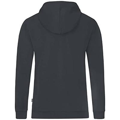 JAKO C6820D Jas Met Kap Organic Dames - Antraciet - 48