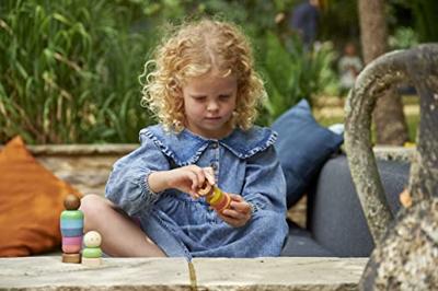 Tickit Houten Figuren super set regenboog