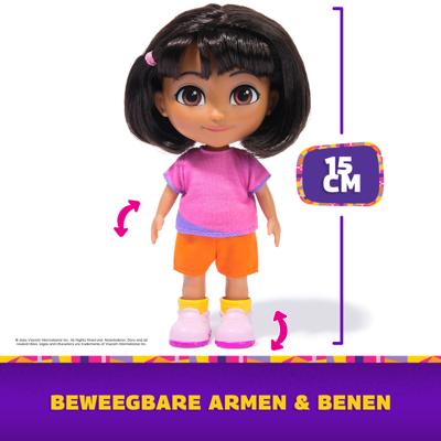 Dora pop met Rugzak en Boots figuur - 15 cm