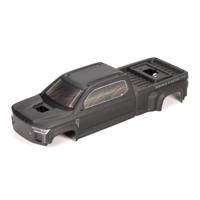 Arrma - Big Rock 4x4 crew cab clipless painted decaled trimmed body (matte black) (ARA-1379) - thumbnail