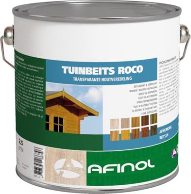 Afinol Tuinbeits Roco Transparant Grenen 2,5 liter Afinol Tuinbeits Roco Transparant Grenen 2,5 liter