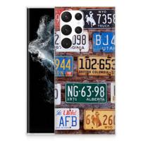 Samsung Galaxy S22 Ultra | Siliconen hoesje | met foto Kentekenplaten - thumbnail