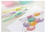 Faber-Castell Faber castell fc-481620 penselenset soft touch 4 stuks pastel kleuren - thumbnail