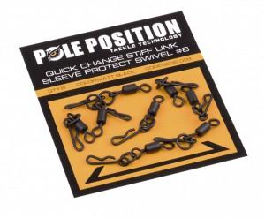 PolePosition Quick Swivel Stiff Link Sleeve Protect 8st