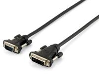 Equip VGA-kabel DVI analoog 12+5 HDB15 1,8 m zwart - thumbnail