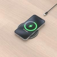 Draadloze oplader Aisens ASCH-15W1WC058-BK Zwart 15 W - thumbnail