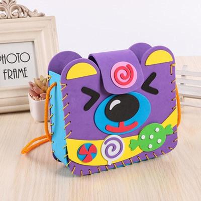 3 stuks Multicolor EVA Foam puzzels mooie dieren kinderen handgemaakte tassen willekeurige stijl levering