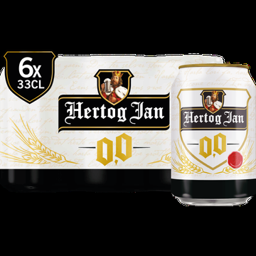 Hertog Jan 0.0% Alcoholvrij Blik 6 x 330ML bij Jumbo