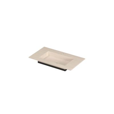 INK Post Wastafel keramische slab envelop bak met 1 kraangat 80x45x1 Travertin matt INK Post Wastafel keramische slab envelop bak met 1 kraangat 80x45x1 Travertin matt