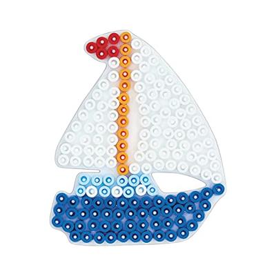 Hama Strijkkralen Grondplaat Zeilboot Wit