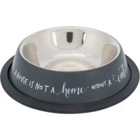 TRIXIE VOERBAK KAT RVS ANTI SLIP GRIJS 200 ML 15 CM - thumbnail