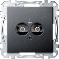 Merten MEG2100-0414 Inzetstuk System M Antraciet 1 stuk(s) - thumbnail