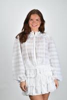 Marant Etoile blouse Polly HT0767FA-D1J05E white - thumbnail