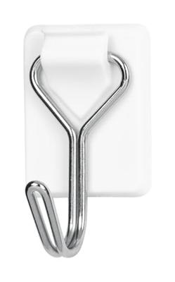 tesa Powerstrips Small Kleefhaak 3 stuks Wit, RVS Inhoud: 3 stuk(s)