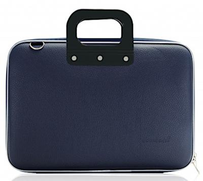 Bombata laptoptas Classic 38 x 29 cm kunstleer donkerblauw Bombata laptoptas Classic 38 x 29 cm kunstleer donkerblauw