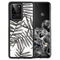 Samsung Galaxy S20 Ultra Skin Case Leaves Grey - thumbnail