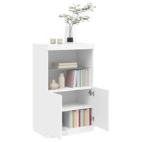 Dressoir met LED-verlichting 60,5x37x100 cm wit - thumbnail