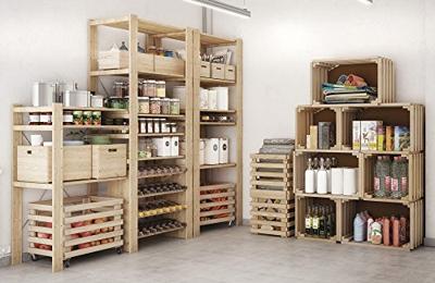 Multi-functionele Kist Astigarraga Natuurlijk Pijnboom (30 x 20 x 14 cm)