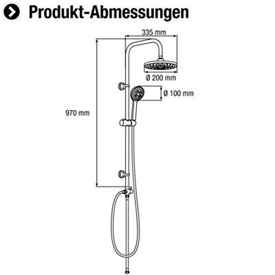 Cornat Doucheset Round Neo Rond Ch - TECBW3413