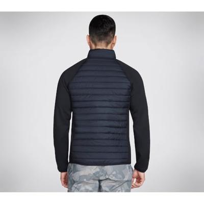 Skechers Jas Hybrid Jacket 2.0 JA141/BLK Zwart-XL maat XL - thumbnail
