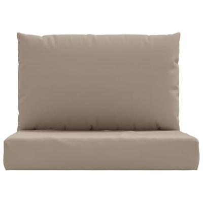 VidaXL Palletkussens 2 st oxford stof taupe VidaXL Palletkussens 2 st oxford stof taupe