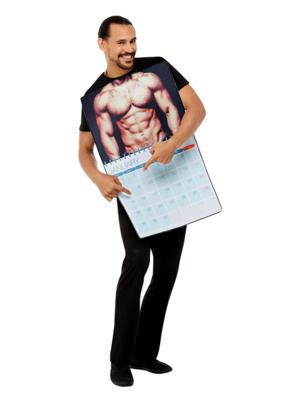 Sexy Calendar Costume Multicoloured