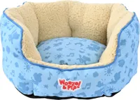 Slaapmand rond Woezel en Pip d50cm blauw - thumbnail