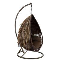 Tuinstoel Home ESPRIT Bruin 97 X 69 X 123 CM - thumbnail