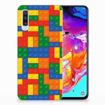 Samsung Galaxy A70 | TPU bumper | Blokken Samsung Galaxy A70 | TPU bumper | Blokken