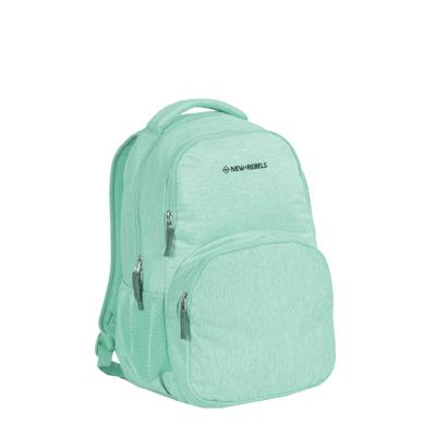New Rebels ® BTS 2 - Laptoptas - Schooltas - 15 inch - Rugzak - Soft Mint