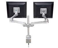 ROLINE LCD dubbele monitorarmsteun, 4 draaipunten, tafelmontage - thumbnail