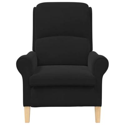 Fauteuil Zwart 76 x 94 x 102 cm Fluweel