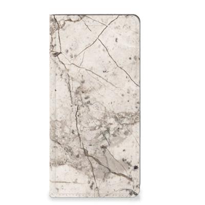 Motorola Moto G72 | Standcase | Marmer Beige