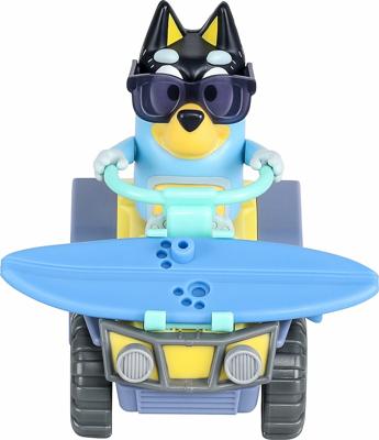 Moose Toys Bluey beach quad speelfiguur