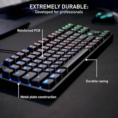 Cherry XTRFY K4V2 RGB TKL mechanisch gamingtoetsenbord - TKL-formaat - Zwart