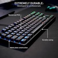 Cherry XTRFY K4V2 RGB TKL mechanisch gamingtoetsenbord - TKL-formaat - Zwart - thumbnail