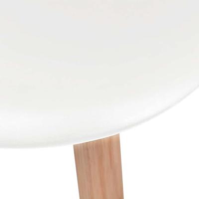 VidaXL Eetkamerstoelen 4 st kunststof wit