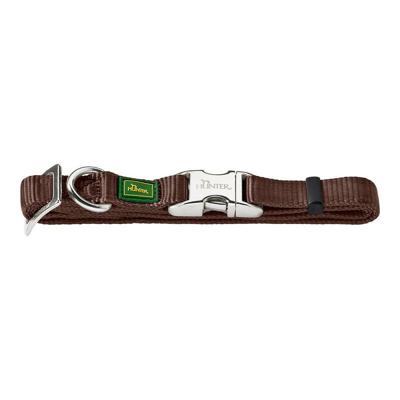 Hondenhalsband Hunter Alu-Strong Bruin Maat M (40-55 cm)