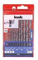 kwb 424140 HSS Metaal-spiraalboorset 13-delig DIN 338 Cilinderschacht 1 stuk(s) - thumbnail
