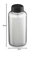 Klean Kanteen Classic Wide met ringdop, 1900ml/64oz Drinkfles Brushed Stainless 1900ml - thumbnail