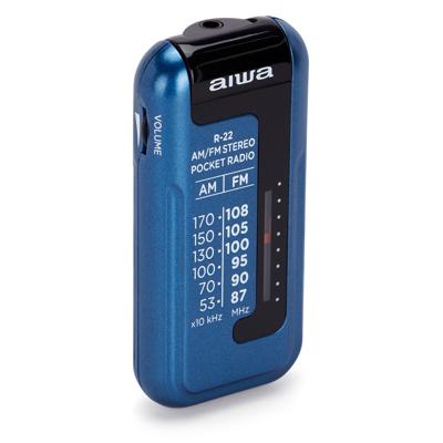 Transistorradio Aiwa R-22BL Blauw - thumbnail